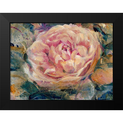 Floral in Bloom IV Black Modern Wood Framed Art Print by OToole, Tim