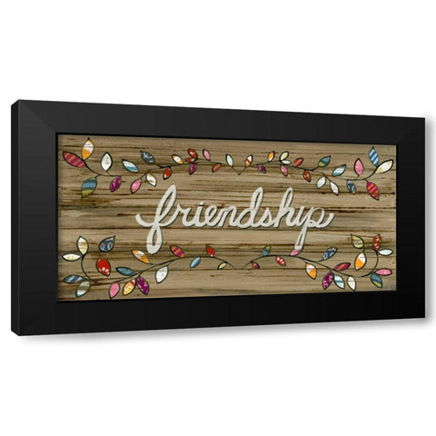 Love and Laughter II Black Modern Wood Framed Art Print with Double Matting by Vess, June Erica