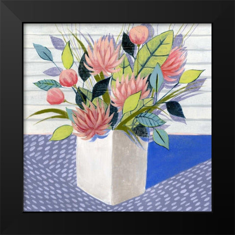 Midday Bouquet I Black Modern Wood Framed Art Print by Popp, Grace