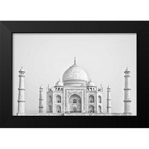 Taj Mahal I Black Modern Wood Framed Art Print by Miamee, Golie