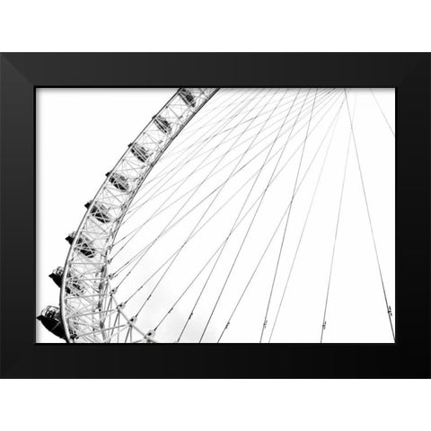 Spinning Wheel I Black Modern Wood Framed Art Print by Miamee, Golie