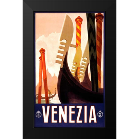 See Venezia Black Modern Wood Framed Art Print by Studio W