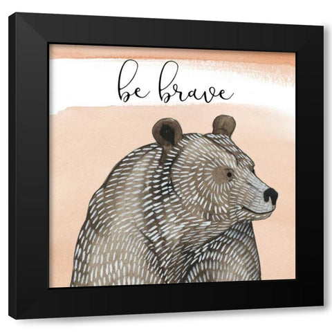 Cuddlies I Black Modern Wood Framed Art Print with Double Matting by Popp, Grace