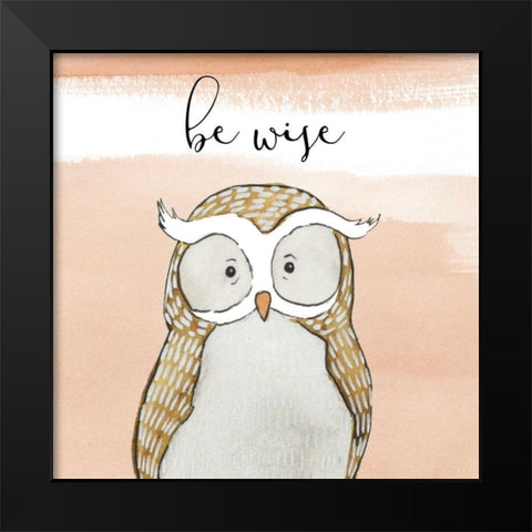 Cuddlies II Black Modern Wood Framed Art Print by Popp, Grace