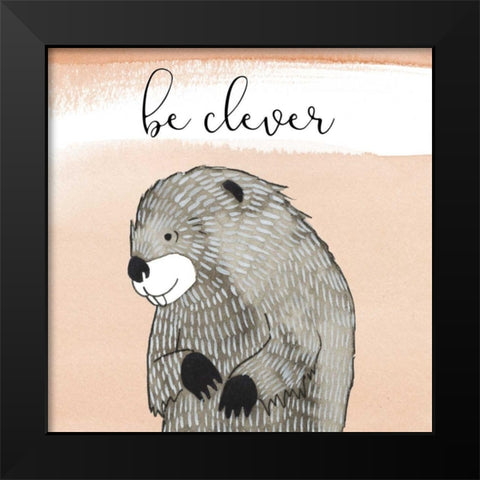 Cuddlies IV Black Modern Wood Framed Art Print by Popp, Grace