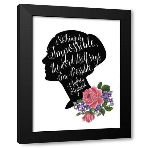 Audrey and Coco I Black Modern Wood Framed Art Print by McCavitt, Naomi