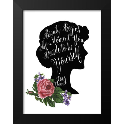 Audrey and Coco II Black Modern Wood Framed Art Print by McCavitt, Naomi