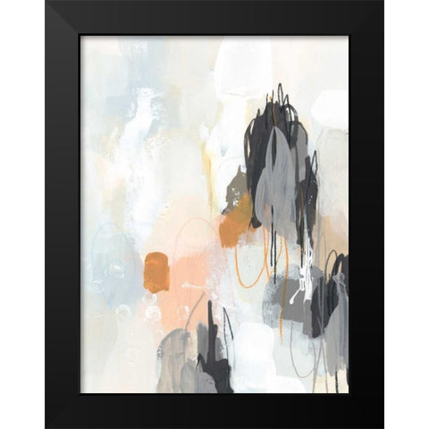 Elevation I Black Modern Wood Framed Art Print by Vess, June Erica