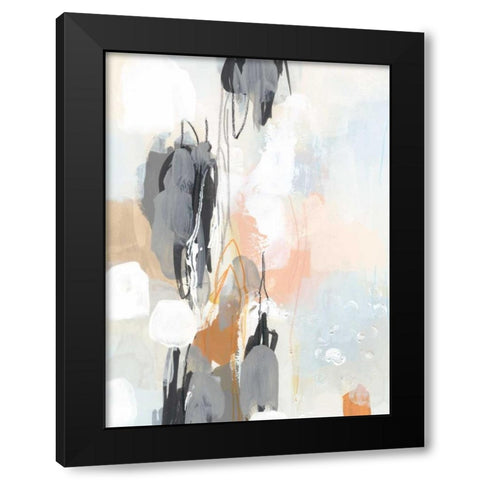 Elevation II Black Modern Wood Framed Art Print by Vess, June Erica