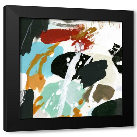 Syncopation I Black Modern Wood Framed Art Print with Double Matting by Vess, June Erica