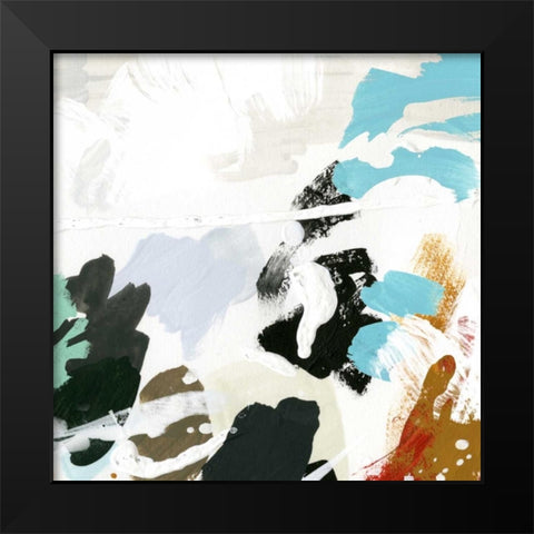 Syncopation III Black Modern Wood Framed Art Print by Vess, June Erica