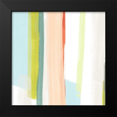 Litmus I Black Modern Wood Framed Art Print by Vess, June Erica