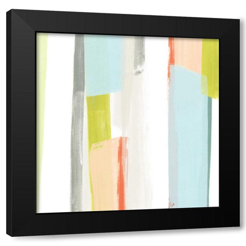 Litmus II Black Modern Wood Framed Art Print with Double Matting by Vess, June Erica