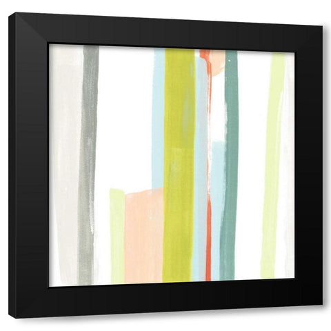 Litmus III Black Modern Wood Framed Art Print with Double Matting by Vess, June Erica