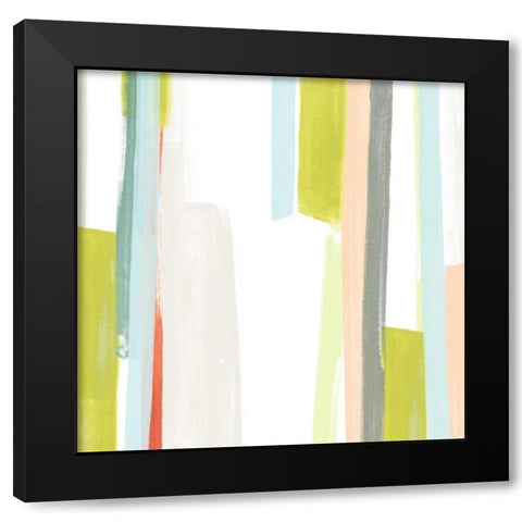 Litmus IV Black Modern Wood Framed Art Print by Vess, June Erica