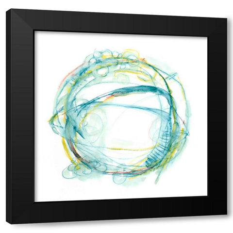 Orbital Path II Black Modern Wood Framed Art Print by Harper, Ethan