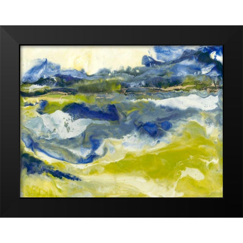 Marine Flow II Black Modern Wood Framed Art Print by Holland, J.