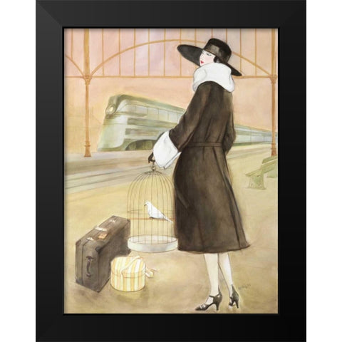 Vintage Lady II Black Modern Wood Framed Art Print by Reynolds, Graham