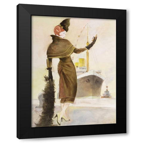 Vintage Lady III Black Modern Wood Framed Art Print by Reynolds, Graham