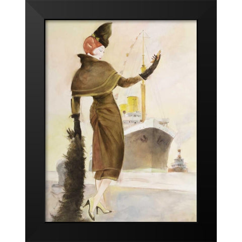 Vintage Lady III Black Modern Wood Framed Art Print by Reynolds, Graham