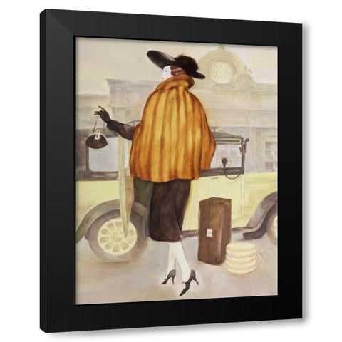 Vintage Lady IV Black Modern Wood Framed Art Print by Reynolds, Graham