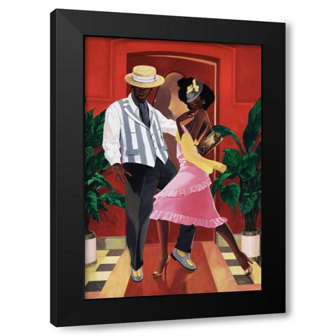 Night Out III Black Modern Wood Framed Art Print with Double Matting by Reynolds, Graham