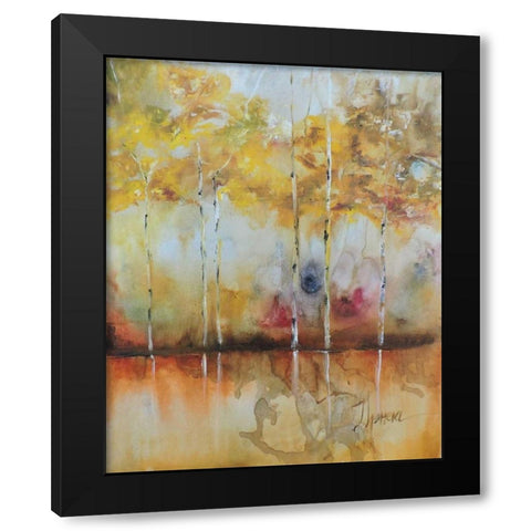 Alazanas I Black Modern Wood Framed Art Print by Herrera, Leticia