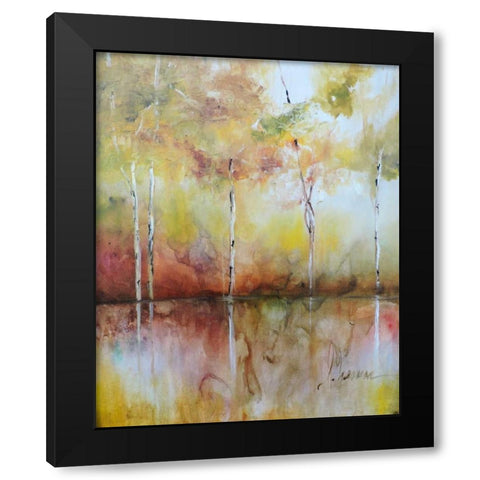 Alazanas II Black Modern Wood Framed Art Print by Herrera, Leticia