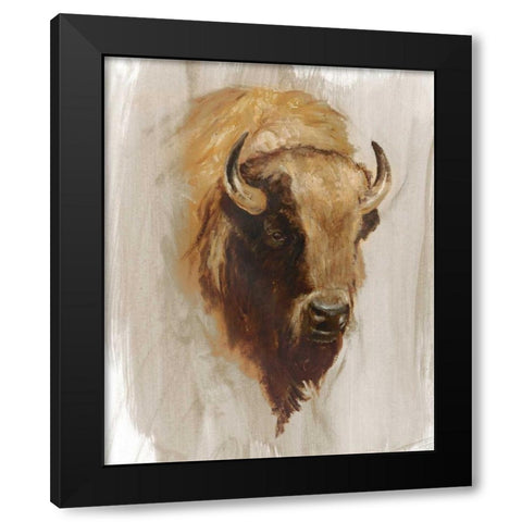Western American Animal Study III Black Modern Wood Framed Art Print with Double Matting by Harper, Ethan