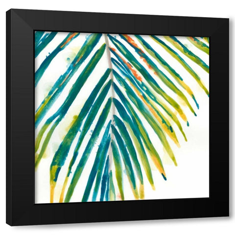 Palm Wonderful I Black Modern Wood Framed Art Print by Vess, June Erica