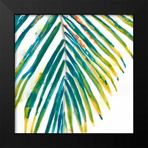 Palm Wonderful I Black Modern Wood Framed Art Print by Vess, June Erica