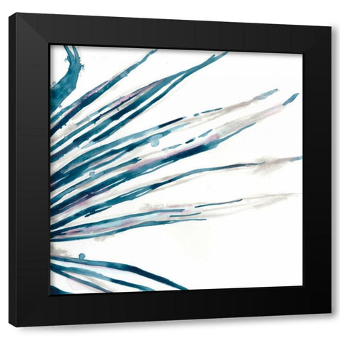 Palm Wonderful II Black Modern Wood Framed Art Print with Double Matting by Vess, June Erica