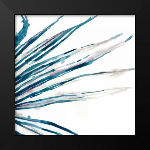 Palm Wonderful II Black Modern Wood Framed Art Print by Vess, June Erica