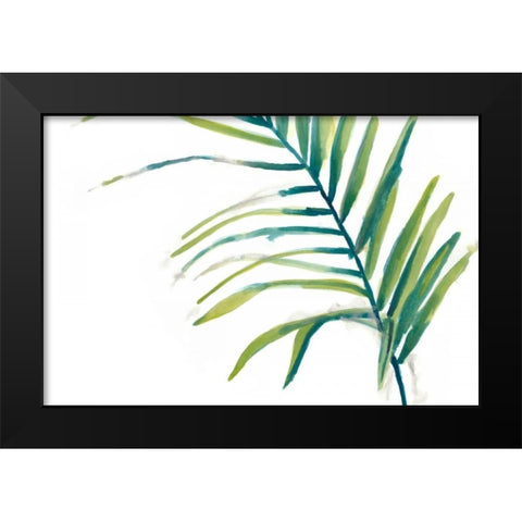 Palm Wonderful V Black Modern Wood Framed Art Print by Vess, June Erica