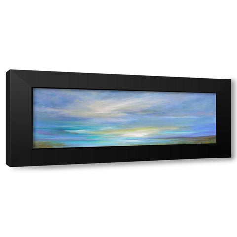 Crystal Springs Black Modern Wood Framed Art Print by Finch, Sheila