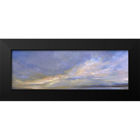 Kiss of Light Black Modern Wood Framed Art Print by Finch, Sheila