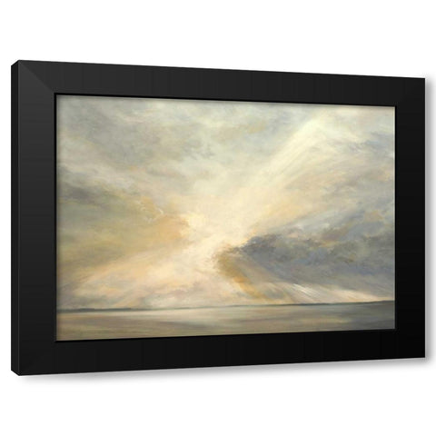 Sunrise on the Bay Black Modern Wood Framed Art Print by Finch, Sheila