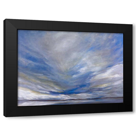 South Bay Storm Black Modern Wood Framed Art Print with Double Matting by Finch, Sheila