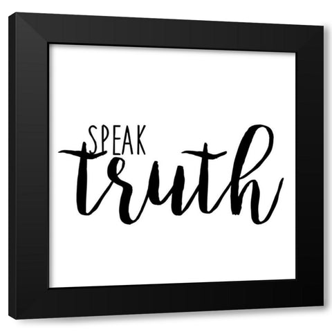 Quotable II Black Modern Wood Framed Art Print by Hambly, Anna