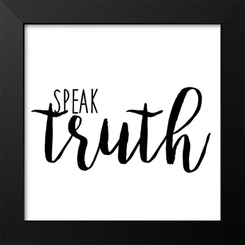 Quotable II Black Modern Wood Framed Art Print by Hambly, Anna