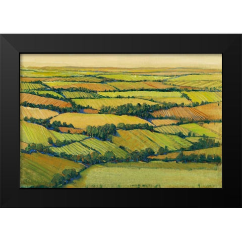 A View Above II Black Modern Wood Framed Art Print by OToole, Tim