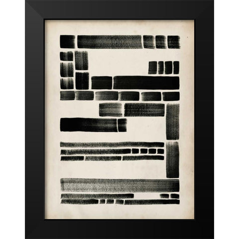 Antique Dash I Black Modern Wood Framed Art Print by Popp, Grace
