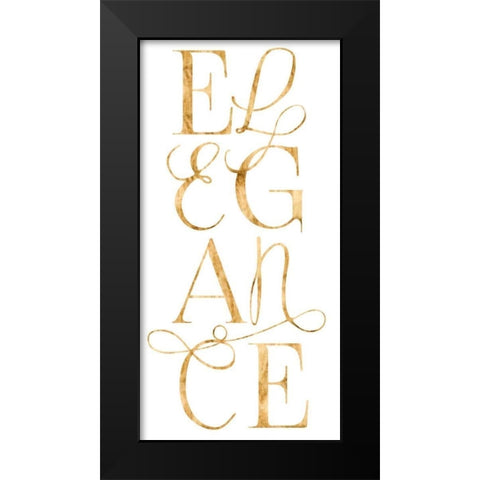 Elegant and Dazzling I Black Modern Wood Framed Art Print by Popp, Grace