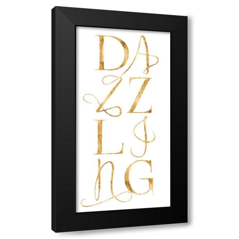 Elegant and Dazzling II Black Modern Wood Framed Art Print with Double Matting by Popp, Grace