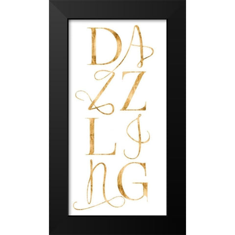 Elegant and Dazzling II Black Modern Wood Framed Art Print by Popp, Grace