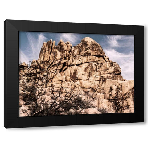 Outcroppings V Black Modern Wood Framed Art Print with Double Matting by Perry, Rachel