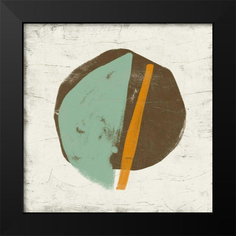 Mobile I Black Modern Wood Framed Art Print by Vess, June Erica