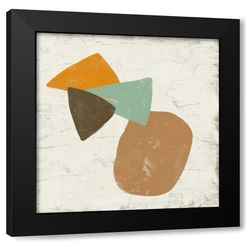 Mobile II Black Modern Wood Framed Art Print with Double Matting by Vess, June Erica