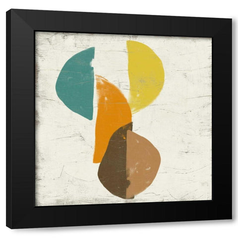 Mobile IV Black Modern Wood Framed Art Print by Vess, June Erica