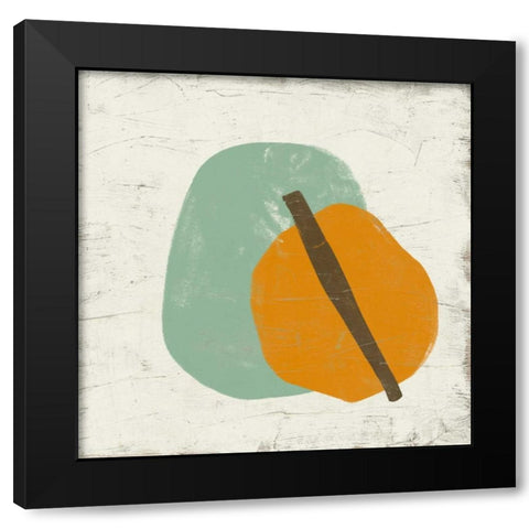 Mobile VII Black Modern Wood Framed Art Print by Vess, June Erica